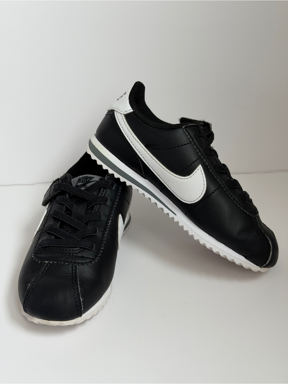 Nike Cortez Classic Black & White Toddler Size 9C